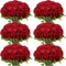 50 Realistic Silk Roses: Perfect for Home, Weddings, and Parties